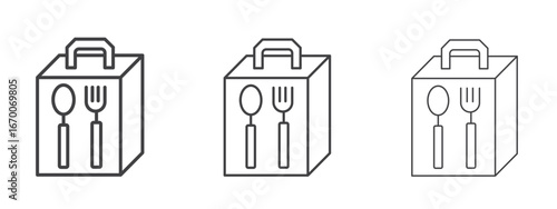 Take away food icon design, suitable for web, infographics, interface and apps.