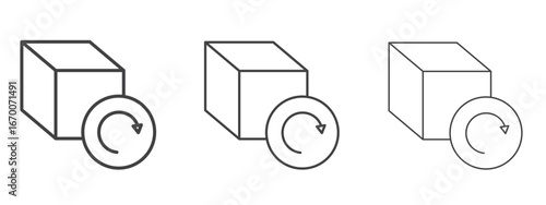 Return purchase icon design, suitable for web, infographics, interface and apps.