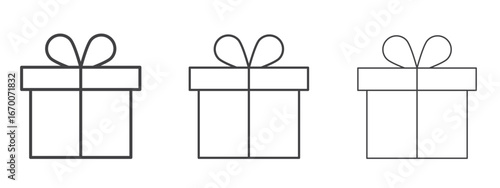 Present gift box icon design, suitable for web, infographics, interface and apps.