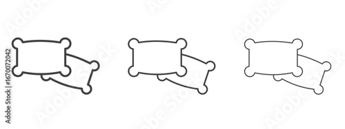 Pillow icon design, suitable for web, infographics, interface and apps.