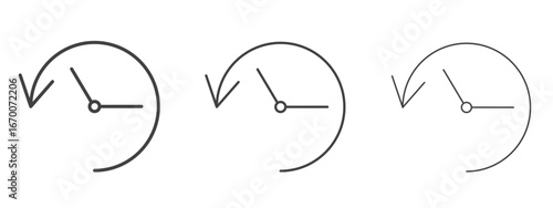 Past time icon design, suitable for web, infographics, interface and apps.