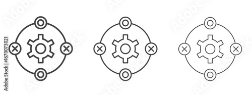 Methodology icon design, suitable for web, infographics, interface and apps.