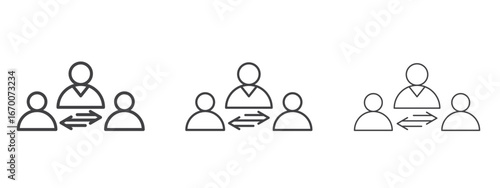 Mediator icon design, suitable for web, infographics, interface and apps.