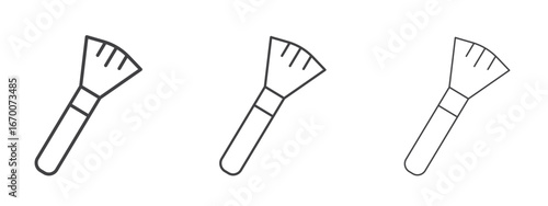 Makeup brush icon design, suitable for web, infographics, interface and apps.