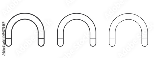Magnet icon design, suitable for web, infographics, interface and apps.