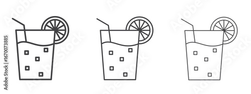 Lemonade icon design, suitable for web, infographics, interface and apps.