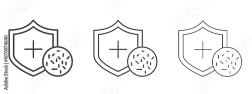 Immunity icon design, suitable for web, infographics, interface and apps.