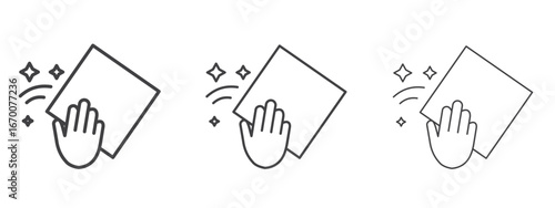 Cleaning cloth icon design, suitable for web, infographics, interface and apps.