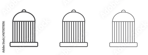Bird cage icon design, suitable for web, infographics, interface and apps.