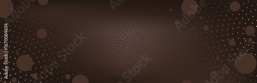 Abstract Music background. Big Data Particle Flow Visualisation chemical industry. Science infographic futuristic illustration. Sound wave. Premium background design with mocha mousse sound wave