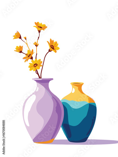 vase with flowers