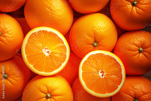 Orangen in einer Kiste - KI generiert