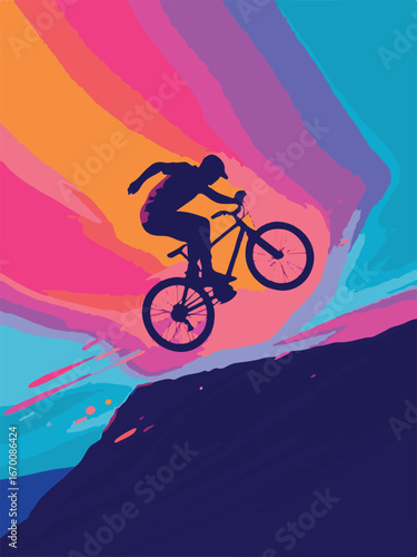 mountain bike jump
