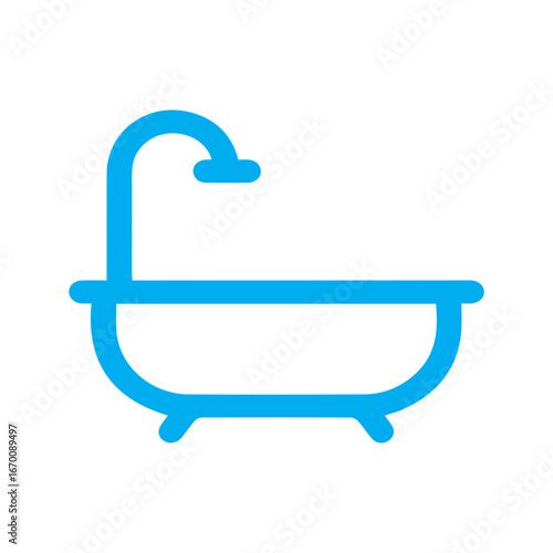 Bathtub Icon Design