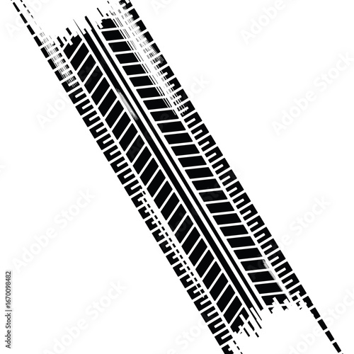 Tire Track Shape
