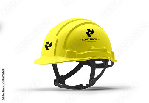 Construction Safety Helmet Mockup