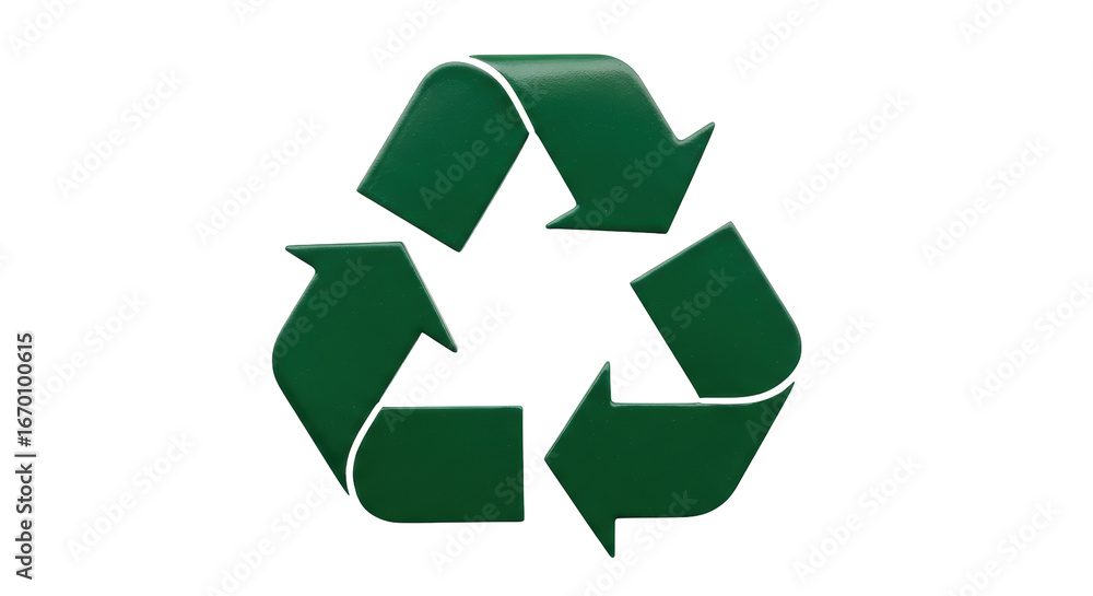 Obraz premium Isolated Recycling Symbol