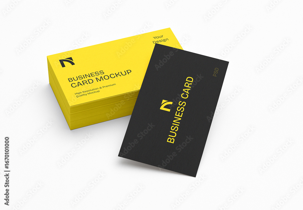 Stack Bussiness Card Mockup Stock Template | Adobe Stock