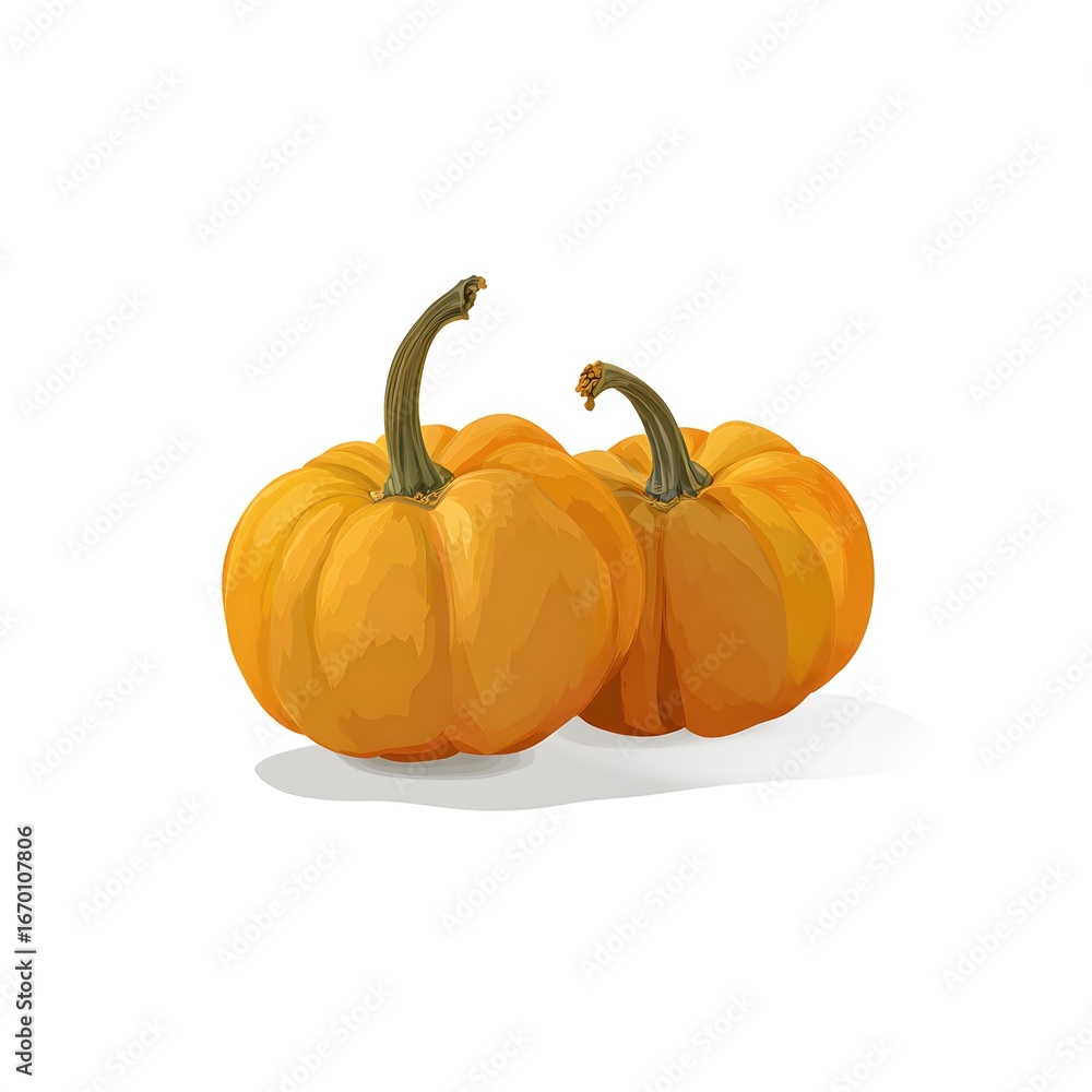 Fototapeta premium Autumn Harvest of Pumpkin & Pumpkins: Orange Gourds, Seasonal Decoration, and Rustic Charm for Thanksgiving Centerpiece and Halloween Decor Inspired by Farmers Market & Organic Produce