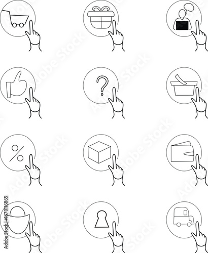 there is a Group of E-icons
