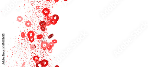 Abstract background with re...