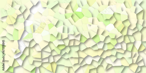 Beautiful multicolor crystallized polygon background. abstract light colorful stone tile pattern with shadow. modern wallpaper, trendy simple minimal geometric background abstract mosaic backdrop