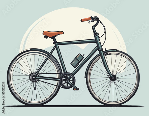bicycle vector illustration