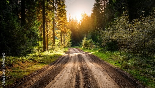 forest dirt road