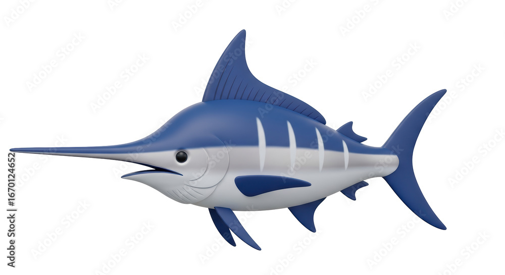 Fototapeta premium Isolated Marlin