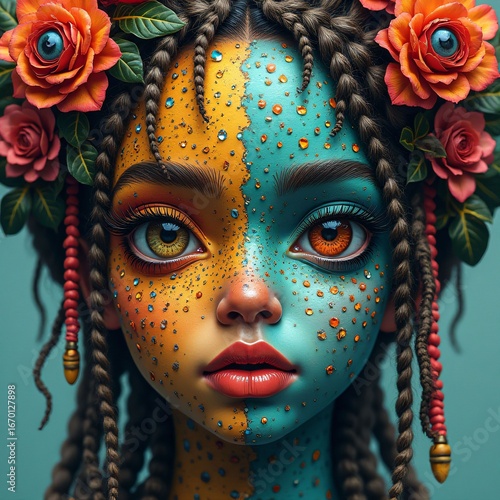 Various fairy-tale-like, fictional, artistic visuals, impressive and fantastic visuals