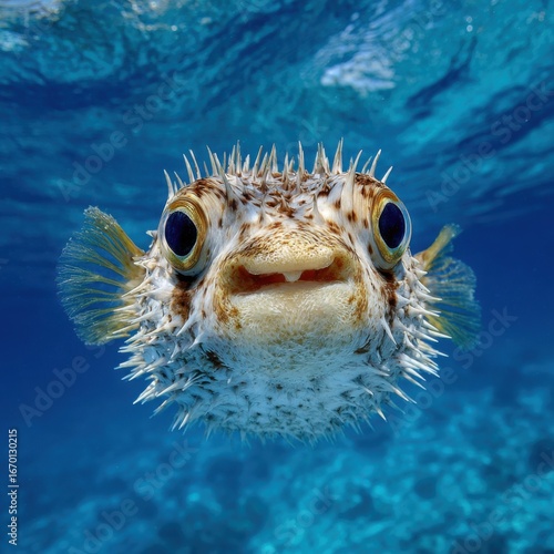 The Amusing Way A Porcupinefish Defends Itself