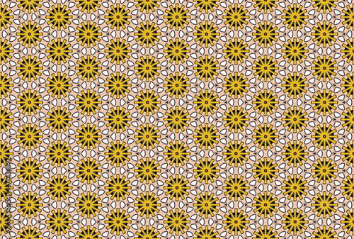 Seamless Wallpaper Background Design Luxury Perspective Fabric Visual Shape Endless Digital Fashion Graphic Interior Texture Textile Art Cloth Geometric Decoration Symmetric Template Tile Pattern.