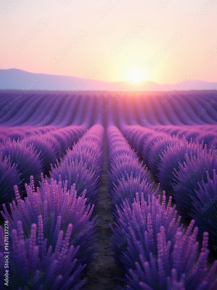 Obraz premium lavender field in provence france