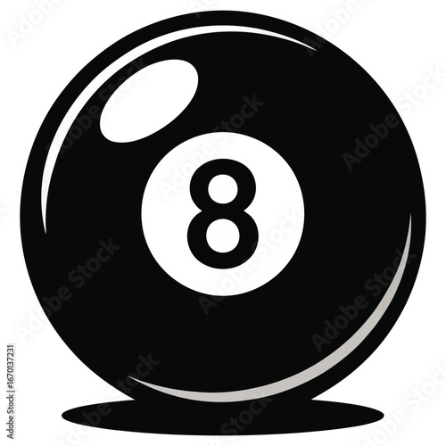 pool ball number eight