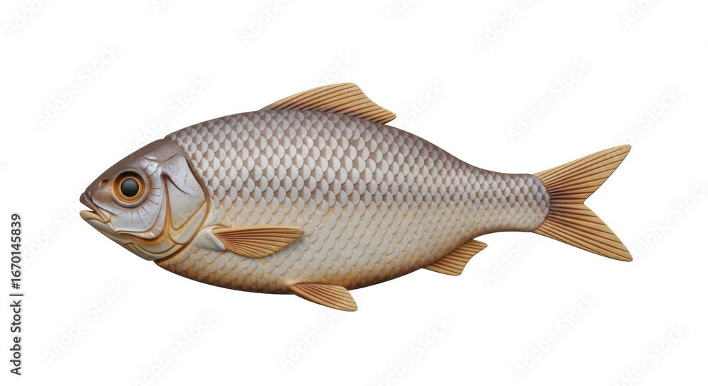 Obraz premium Isolated Rudd Fish