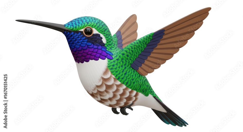 Obraz premium Isolated Hummingbird