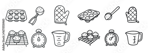 Baking Essentials Icons
