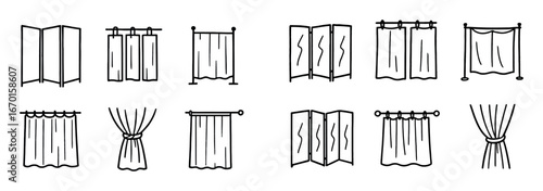 Hand-Drawn Room Dividers