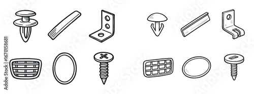 Autobody Repair Icons