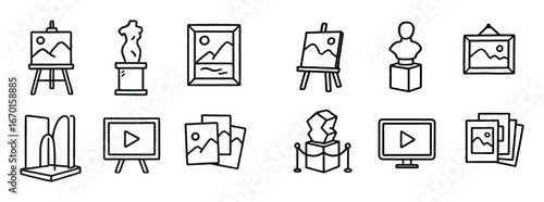 Art Exhibition Icons