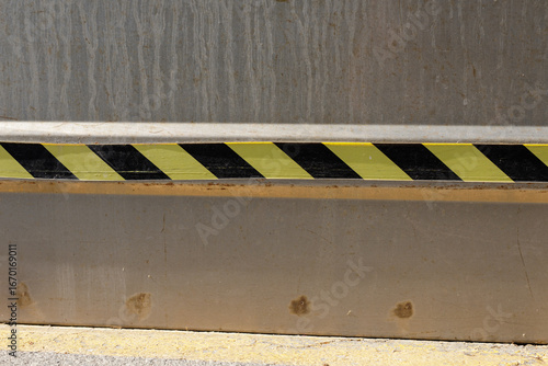 Stock photo of a grey metal...