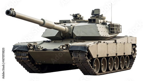 m1 abrams tank png stock photo file cut out and isolated on a white background   generative ai isolated on white background