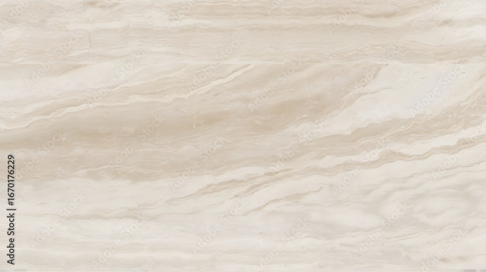 Naklejka premium Elegant cream colored onyx stone displays beautiful natural wave patterns across its polished, smooth surface.