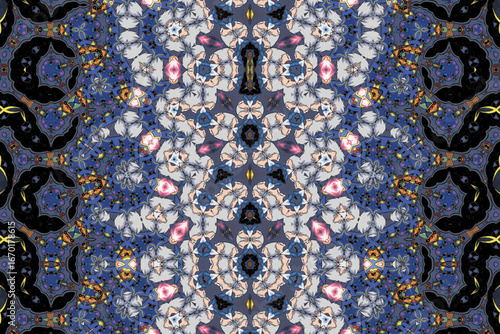 Seamless Cloth Texture Art Background Fabric Shape Visual Fashion Digital Luxury Textile Interior Tile Template Perspective Decoration Geometric Endless Wallpaper Graphic Design Symmetric Pattern.