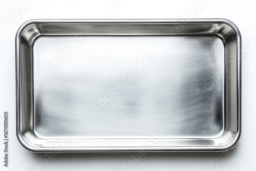 Empty stainless steel baking pan (1)