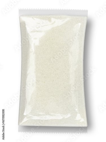 Crystal Sugar Pack in Transparent Plastic Packaging