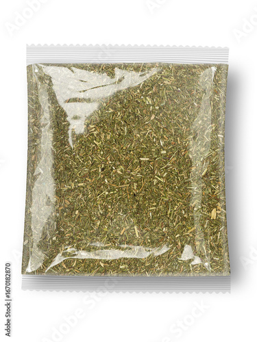 Aromatic Dried Herb Mix conveniently packaged in a resealable bag for freshness