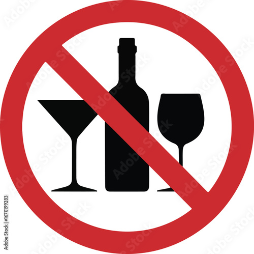 Do not drink alcohol in this area