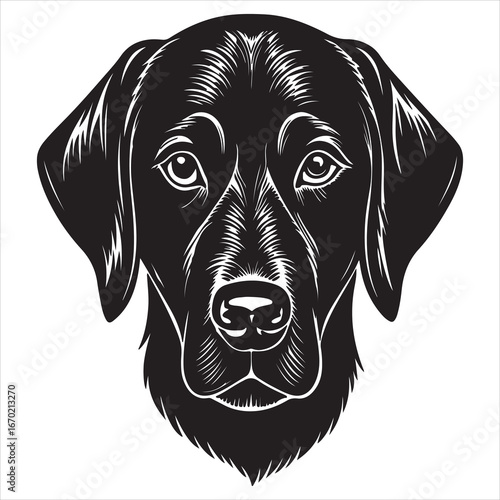 A Cheerful Portrait of a Labrador Retriever, a Friendly and Playful Breed Known for its Loyal, Outgoing Nature and High Intelligence