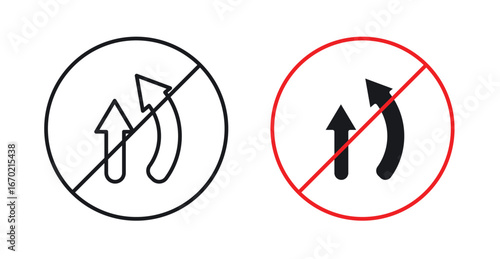 Do not overtake traffic sign graphic vectors